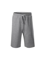 Pánske pohodlné šortky tmavosivé zvýraznené Pánske pohodlné šortky tmavosivé zvýraznené