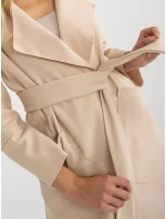 Dámsky kabát TW PL BE M125 svetlo béžový