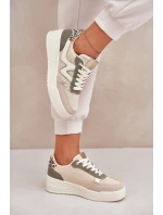 Buty Sportowe Damskie Na Platformie Panterka Zielone Lorori