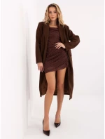 Kabát IT EN 80320.65 tmavohnedý Kabát IT EN 80320.65 tmavohnedý