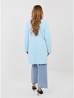 Dámsky kabát IT EN FL8153 1.06 light blue - Rue Paris Dámsky kabát IT EN FL8153 1.06 light blue - Rue Paris