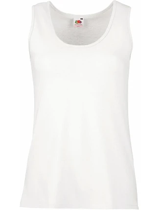 Fruit of the Loom Lady-Fit Valueweight Vest Dámske tielko 16.1376 biele Fruit of the Loom Lady-Fit Valueweight Vest Dámske tielko 16.1376 biele