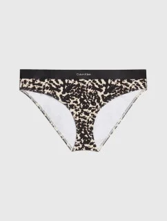 Dámske plavkové nohavičky KW0KW02490 0GM Leopard - Calvin Klein