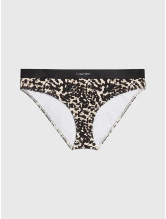 Dámske plavkové nohavičky KW0KW02490 0GM Leopard - Calvin Klein Dámske plavkové nohavičky KW0KW02490 0GM Leopard - Calvin Klein
