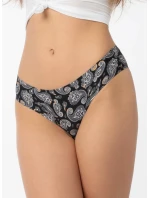 Dámske nohavičky Paisley Simple Brasil Black so vzorom - Julimex