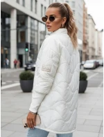 Dámska prešívaná bunda ARANA ecru FashionStreet TY3616 Dámska prešívaná bunda ARANA ecru FashionStreet TY3616