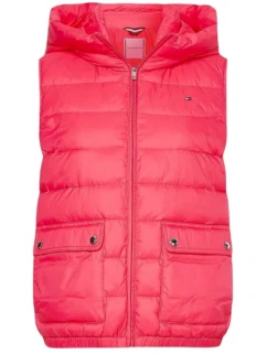 DÁMSKA BUNDA BEZ RUKÁVOV S KAPUCŇOU TOMMY HILFIGER