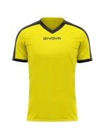 Givova Revolution Interlock tričko žlto-čierne MAC04 0710