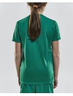 Craft Teamwear Squad Go Jersey Solid Jr Detské športové tričko s výstrihom do V 82.5582 jasne červená Craft Teamwear Squad Go Jersey Solid Jr Detské športové tričko s výstrihom do V 82.5582 jasne červená