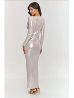 Dlhé šaty model 209575 Makadamia