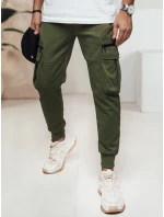 FashionStreet zelené pánske nohavice UX4471