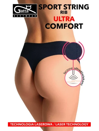 Dámske nohavičky string Gatta 41004 Sport RIB Ultra Comfort S-XL