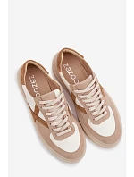 Dámske semišové kožené tenisky Zazoo N1108S5 beige Dámske semišové kožené tenisky Zazoo N1108S5 beige
