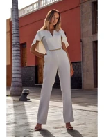 M670 Kombinéza s volánikmi - ecru M670 Kombinéza s volánikmi - ecru