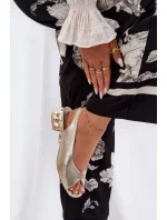 Sandále na podpätku model 211358 Krok vo veľkom štýle