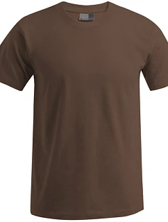 Promodoro 3099 (XS–6XL) Pánske tričko „Premium“ 40.3099 hnedé
