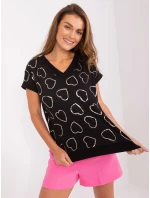 Blúzka RV BZ 8948.75P čierna