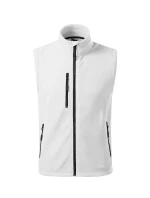 Exit fleecová vesta unisex biela