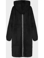 Čierna alpaka s kapucňou (B3005)