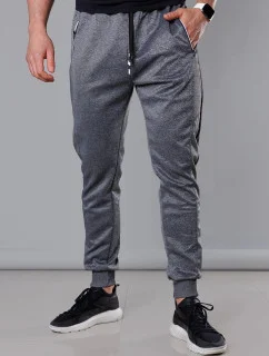 Pánske tepláky so šnúrkou Graphite (8K167)