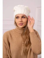 Dámska čiapka Liliana K375 ecru