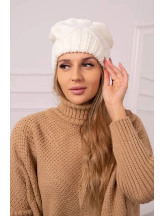 Dámska čiapka Liliana K375 ecru