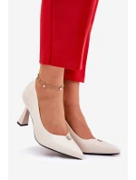 Elegantné lodičky Vinceza 62222 Beige Expanding Toe Elegantné lodičky Vinceza 62222 Beige Expanding Toe