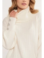 Sveter Golf SWEB400 s puzdrovými rukávmi biely - Monnari