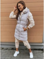 Dámska vesta KERIS béžová FashionStreet TY2909 Dámska vesta KERIS béžová FashionStreet TY2909