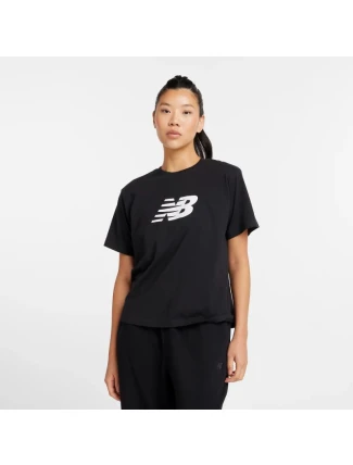 Tričko New Balance Sport Jersey Relaxed Logo W WT43583BK