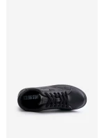 Pánske tenisky z eko kože Big Star OO174021 Hi-Poly System Black