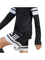 Detské tričko adidas Squadra 25 s dlhým rukávom čierno-biele JJ0047
