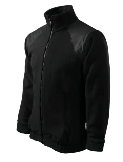 Bunda Hi-Q fleece unisex black 01 (štítok značky)