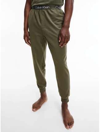Pánske tepláky Jogger NM2175E - RBN - Khaki - Calvin Klein Pánske tepláky Jogger NM2175E - RBN - Khaki - Calvin Klein
