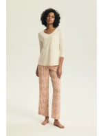 Dámske pyžamo Denise 43671 ecru - Henderson