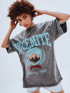 ZAKUANI dámske tričko s grafitovou potlačou FashionStreet RY2633