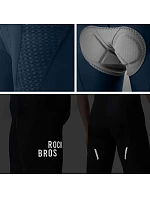 Rockbros YDDK009 pánske krátke cyklistické šortky s trakmi Veľkosť S - tmavomodré