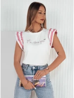 Dámske tričko AMOURI ružové FashionStreet RY2412 Dámske tričko AMOURI ružové FashionStreet RY2412