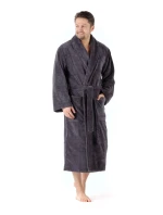 Pánsky župan Tampa 2149 oversized anthracite - Vestis