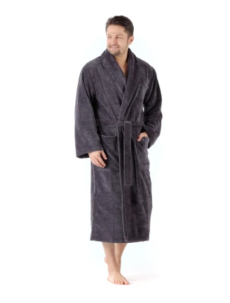Pánsky župan Tampa 2149 oversized anthracite - Vestis