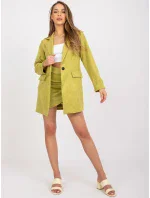 Dámsky kabát DHJ MA 15286 horčicový Dámsky kabát DHJ MA 15286 horčicový