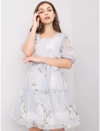 Šaty LK SK 508129.06X svetlo šedá