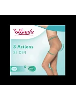 Dámske tvarujúce pančuchy 3 ACTIONS 25 den Black - BELLINDA Dámske tvarujúce pančuchy 3 ACTIONS 25 den Black - BELLINDA