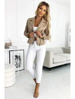 481-1 Semišové tričko s dlhými rukávmi a zipsami - BEACH 481-1 Semišové tričko s dlhými rukávmi a zipsami - BEACH