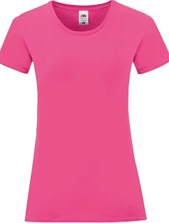 Fruit of the Loom Lady-Fit Iconic 150 T Dámske tričko 16.1432 fuchsiová