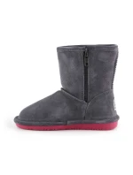 Detské zimné topánky Emma pre batoľatá 608TZ-903 Charcoal Pomberry - BearPaw