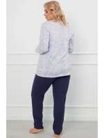 Talianska móda Jovita long sp farba:print/blue Talianska móda Jovita long sp farba:print/blue