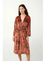 Vamp - Zamatový župan s ľaliami 21153 - Vamp