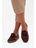 Kožené semišové dámske barefoot topánky Zazoo N1341 chocolate Kožené semišové dámske barefoot topánky Zazoo N1341 chocolate
