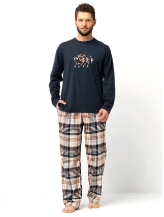 Pánske pyžamo Key MNS 444 B25 dĺžka/r M-2XL